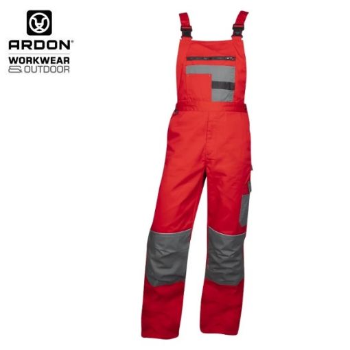 Slika Farmer radne hlače ARDON®2STRONG crveno-sive