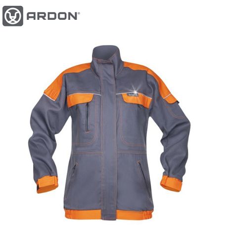 Slika Radna jakna ARDON®COOL TREND ženska sivo-narančasta