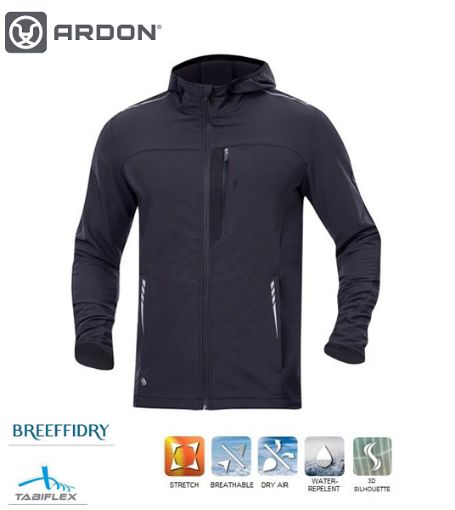 Slika Jakna softshell ARDON®BREEFFIDRY STRETCH tamno siva