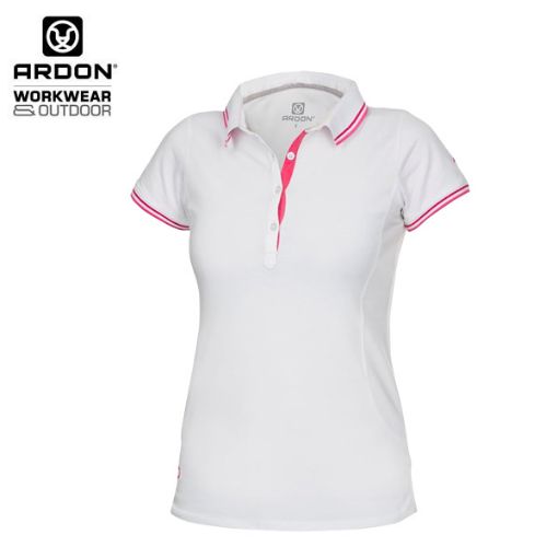Slika Polo majica kratkih rukava ARDON®FLORET ženska  bijela