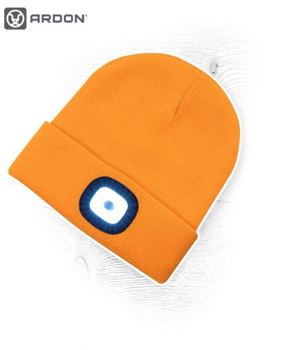 Slika Kapa zimska ARDON®BOAST sa LED svjetiljkom narančasta