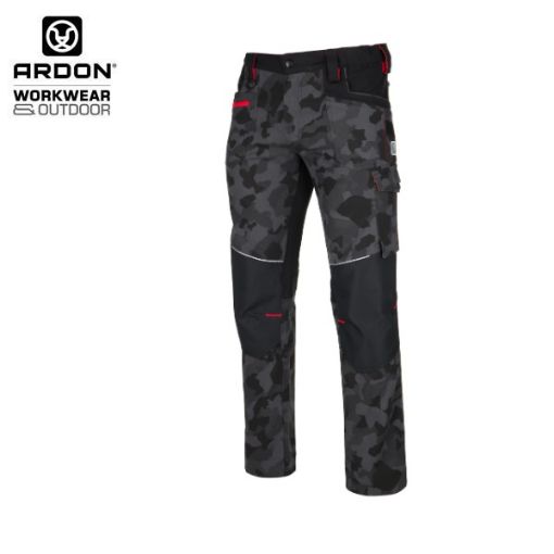 Slika Radne hlače klasične ARDON®CREATRON® maskirno crna