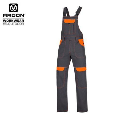 Slika Radne hlače farmer ARDON®COOL TREND sivo narančaste