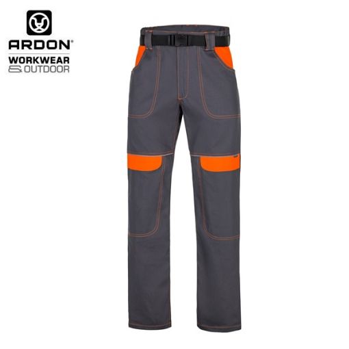 Slika Radne hlače klasične ARDON®COOL TREND sivo narančaste