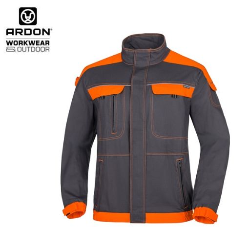 Slika Radna jakna ARDON®COOL TREND sivo-narančasta
