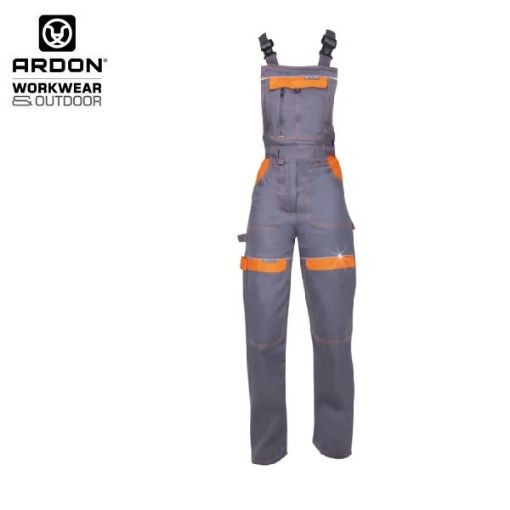 Slika Radne hlače farmer ARDON®COOL TREND ženske sivo-narančaste