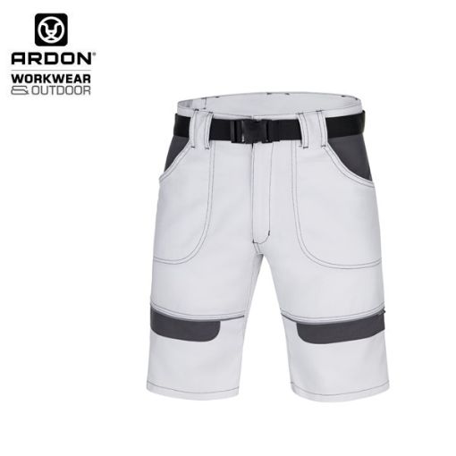 Slika Radne hlače kratke ARDON®COOL TREND  bijelo-sive