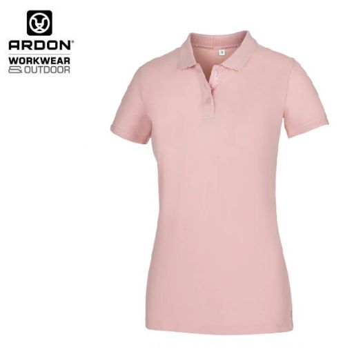 Slika Polo majica kratkih rukava ARDON®ZIDYN ženska, pastelno roza