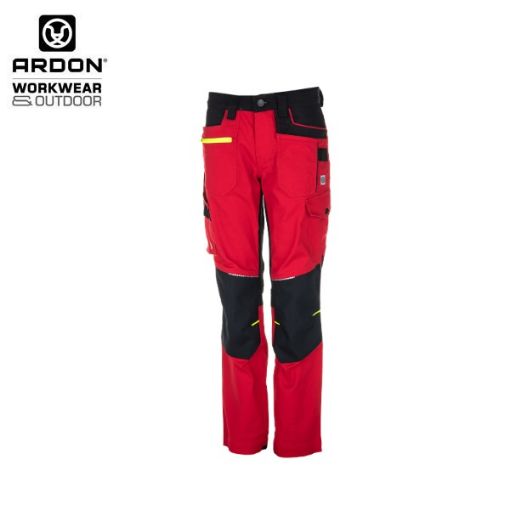 Slika Dječje radne hlače ARDON®4XSTRETCH® crvene