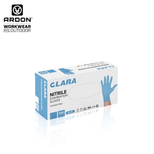 Slika Rukavice CLARA®BLUE, nitrilne, plave (100/1)