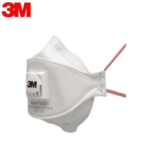 Slika Čestićni respirator 3M®AURA® sa ventilom, FFP3, 9332+