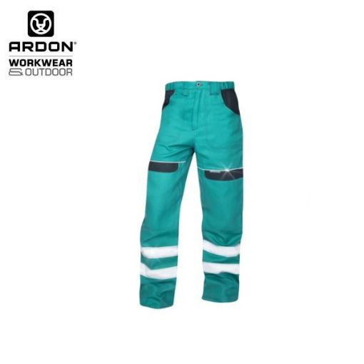 Slika Radne hlače klasične ARDON®COOL TREND REFLEX zelene